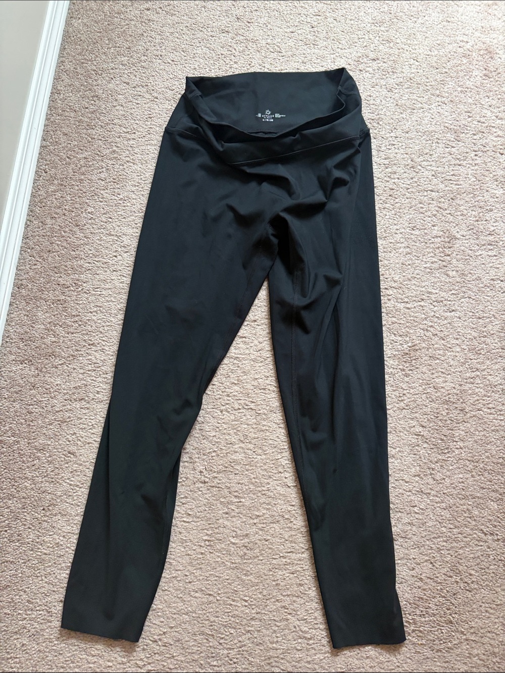 aerie Black High-Rise Workout Leggings